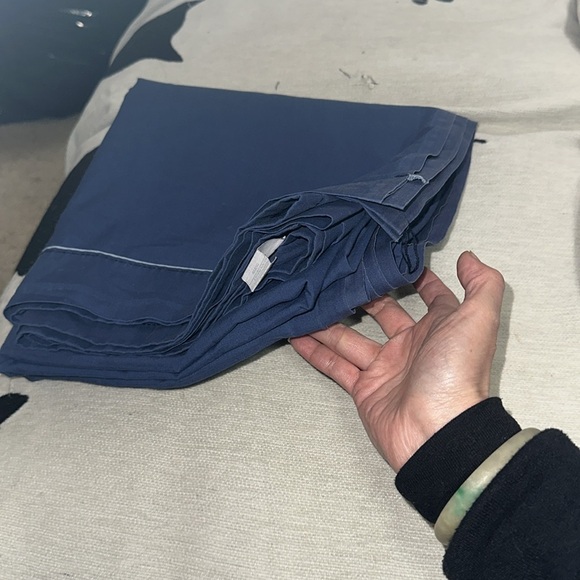 Cannon Blue queen size top sheet - Picture 4 of 4